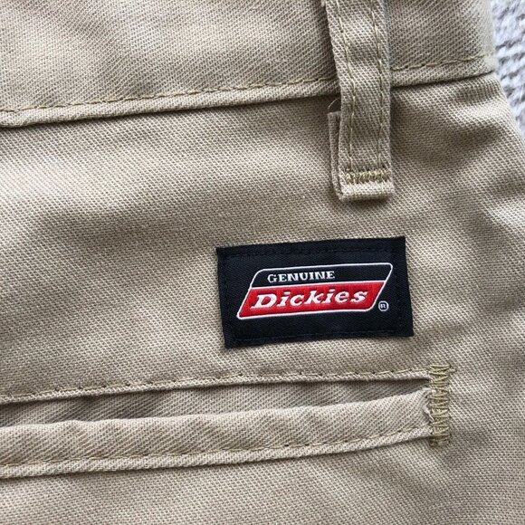 Dickies Men's Work Shorts Size 32 Classic Fit Workwear Khaki Relaxed Tan Casual - Picture 11 of 13